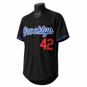 Fabricante de Uniformes de Béisbol OEM ODM, Jersey Deportivo con Botones y Logotipo Personalizado - Product Image 3