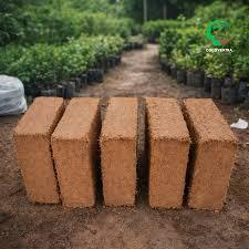 Bloc de tourbe de coco organique pour l'agriculture en serre à grande échelle, 100% naturel, léger et biodégradable - Product Image 2