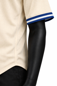 Vente en gros de maillots de baseball personnalisés pour jeunes, en polyester 100%, à col boutonné, vierges et personnalisables, en promotion - Product Image 4