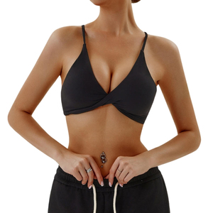 <b>Women's</b> <b>Compression</b> Sports Bra Breathable Workout Exercise Fitness <b>Top</b> - Product Image 3