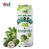 100% Echt Versgeperst Magere Premium Fruit Sap 500ml Blikje Natuurlijke Fruitdrank Met Vruchtvlees Private Label Fabriek Groothandel