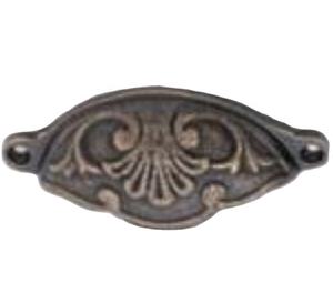 Modern Style Cast Iron Cabinet Cup Pull <b>Handle</b> for Drawer Dresser Door <b>Cupboard</b> in <b>Kitchen</b> Bedroom Bathroom Living Room - Product Image 1