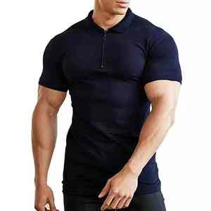 Camisetas Personalizadas de Lana de Alta Calidad, Manga Corta, Cuello Redondo, Corte Ajustado, para Correr, Deportes, Gimnasio, Hombre, Impresión Personalizada, 100% Lana - Product Image 6