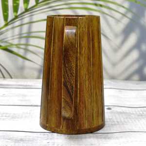 Chope à bière en bois artisanale, style Viking rustique, cadeau pour témoin de mariage, cadeau pour papa, tasse médiévale en bois - Product Image 6
