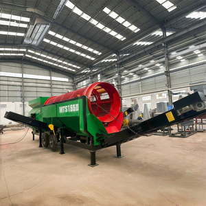 Duurzame, zware mobiele trommelzeef, composttrommelzeef 90-150tph voor verwerking van grond en compost - Product Image 6