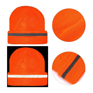 Gorro Unisex de Color Sólido, 100% Acrílico, Tejido por Computadora, Invierno, Casual, Adulto, 56-58CM, Diseño Acanalado - Product Image 4