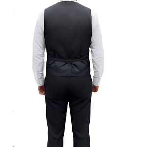 <b>Waistcoat</b> Vest Double Breasted <b>Tweed</b> Formal Vintage Lapel Buttons Pockets Men <b>Women</b> Plus Size Elegant Heritage Classic Polyester - Product Image 3