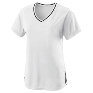 Camiseta de manga corta con cuello en V para hombre, informal, de color liso - Product Image 1