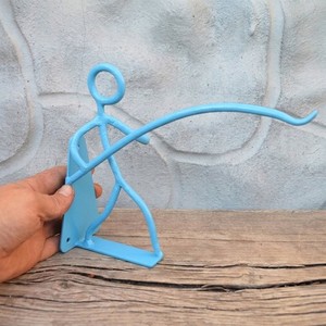 Escultura de Pared Decorativa de Hierro con Recubrimiento en Polvo Blanco Clásico, Hecha a Mano, Autoadhesiva, Estilo Mediterráneo para Decoración del Hogar en Exteriores - Product Image 4