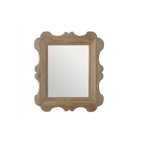 Espejo de Pared Rectangular con Marco de Madera Tradicional y Borde Decorativo para el Hogar u Oficina - Product Image 3