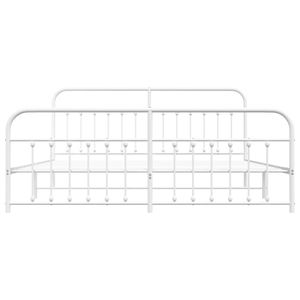 โครงเตียงเหล็กเคลือบผงสีขาวแบบอุตสาหกรรมเต็มรูปแบบ ซีรีส์เตียงโลหะ - Product Image 6