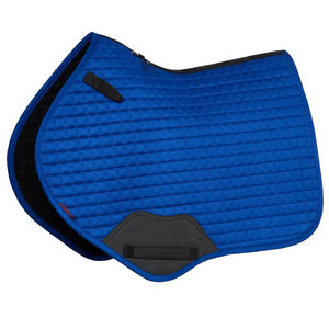 Euro Cavall Tapis de selle équestre en coton à doublure en maille, tissu extérieur mat et brillant, pour dressage et saut d'obstacles, antichoc, très vendu - Product Image 1