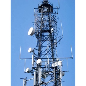 Torre de Telecomunicaciones de Acero con Estructura de Celosía de 20m de Altura, 4 Patas Angulares, Antena de Microondas, Comunicación, Capacidad de Potencia de 10kV-500kV - Product Image 2