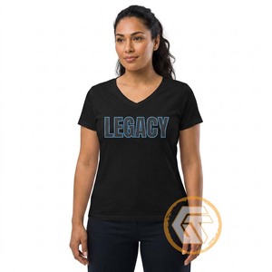 เสื้อยืดสตรี Zeta Phi Beta Sorority ลายปักแบบสั้น คอวี ผ้าฝ้าย 100% ระบายอากาศได้ดี คุณภาพสูง สไตล์ลำลอง จาก GREEK TREASURES - Product Image 2