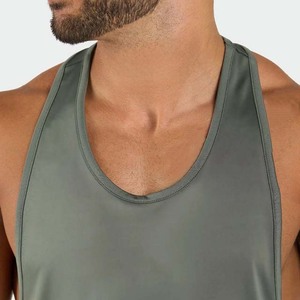 Wholesale Custom Men's Sleeveless Tank <b>Tops</b>-Quick Dry Breathable Eco-Friendly Anti-UV 100% Polyester O-Neck - Product Image 6