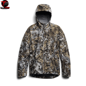 Veste de chasse à capuche imprimée camouflage numérique de qualité supérieure, imperméable, coupe-vent, légère, en softshell, mélange de coton, pour l'hiver - Product Image 1