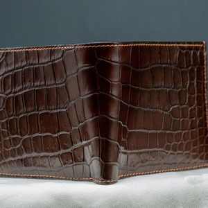 Cartera de cuero genuino para hombre, delgada, con protección RFID, venta al por mayor, proveedor OEM, alta calidad, exportación, a la venta a un precio muy razonable. - Product Image 5