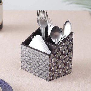 Porta Cubiertos de Diseño Moderno Estilo Americano, Esmaltado, para Cocina y Hotel, Duradero, de Madera Natural, para Cucharas, Tenedores y Cuchillos - Product Image 5
