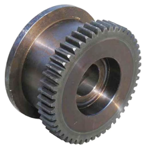 ล้อเครน400มม. เหล็กปลอมแปลงหน้าแปลนคู่ชุบสังกะสีสำเร็จรูป CMK ตลับลูกปืนกันแรงเสียดทานบรรจุ - Product Image 1