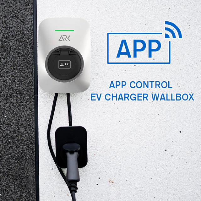 7kW Type2 Universal AC EV Charger Factory Supply CE TUV IP65 with WiFi for Office Community Parking