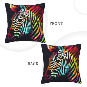 Housse de coussin en coton tissé personnalisée avec motif dessin animé, nouveau style pour le cou, par sublimation, ensemble de taies d'oreiller mignonnes, conception OEM - Product Image 5