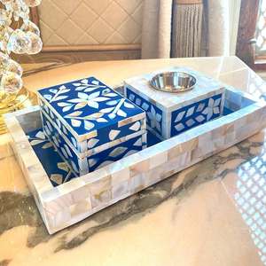 Ensemble brûleur de bakhoor PearlNest Premium fait main avec incrustation de nacre, porte-encens pour une décoration intérieure arabe élégante et des cadeaux. - Product Image 5