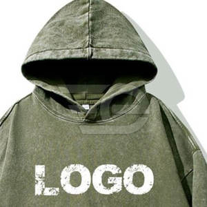 Sweat-shirts délavés pour hommes, décontractés, tendance, doux, confortables, à manches longues, légers, style streetwear - Product Image 3