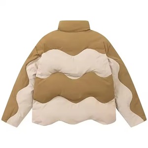 Custom Oversized Puffer <b>Jacket</b> <b>Men</b> Bubble Winter <b>Thick</b> Quilted <b>Fleece</b> Waterproof Windproof OEM Private Label Streetwear - Product Image 3