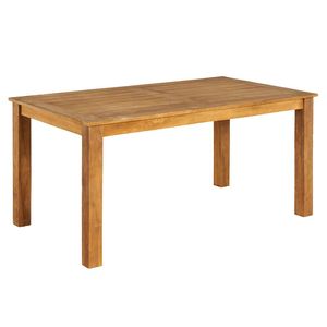 Luxury Modern Reclaimed Teak <b>Wood</b> Rectangle Waterproof Durable Expandable <b>Extendable</b> Outdoor <b>Dining</b> <b>Table</b> 180x90cm Eco-Friendly - Product Image 1
