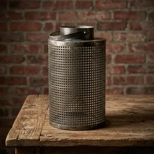 Artisan Design Handmade Iron <b>Lantern</b> <b>Candle</b> <b>Holder</b> with Grid Design Home Decoration for Wedding Party and Ramadan Festive - Product Image 4