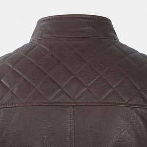 Veste en cuir pour homme sur mesure avec plusieurs poches, manches longues, vêtement d'hiver, veste de motard, prix de gros, veste pour homme - Product Image 2