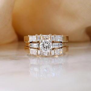 Gia/igi ได้รับการรับรองเพชรสำหรับงานแต่งงานผลิตสายเครื่องประดับเพชรสุดพิเศษที่มีความสดใสและความไว้วางใจ - Product Image 1