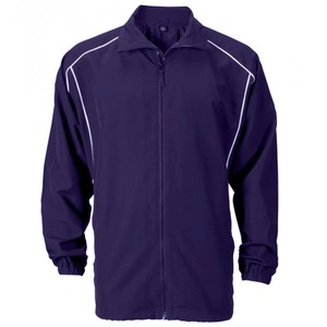 Chaqueta Softshell para Hombre, Ligera, para Calentamiento y Entrenamiento, con Ribete en Contraste, para Equipos Deportivos, en Negro, Morado, Granate y Verde, Personalizable OEM - Product Image 2