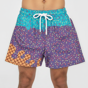 Short de bain homme 2025 Ice pour impression par sublimation, séchage rapide, respirant, haute qualité, personnalisable - Product Image 1