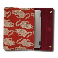 Housse pour ordinateur portable en cuir véritable, motif imprimé, avec logo personnalisé, sac de voyage d'affaires