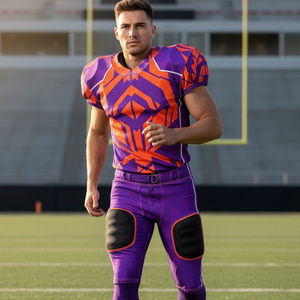 Wholesale Custom American Football Uniform High Quality Sublimation Printed Team Gear Professional Player <b>Game</b> Set - Product Image 6