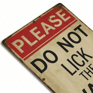 CIFbuy Targa Vintage Retrò in Alluminio 8x12 Pollici (20.3x30.5cm) per Decorazione Casa, Insegna per TikTok e Servizio Ritiro Temu - Product Image 6