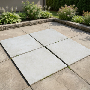 Cotto Ash 20mm Full Body Porcelain <b>Tiles</b> 600x600mm 600x900mm Heavy Duty Non-Slip Modern Outdoor Floor <b>Tiles</b> - Product Image 3