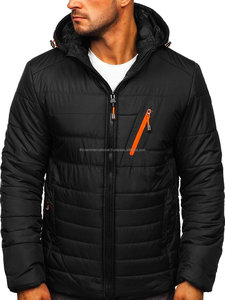 Chaqueta Bomber Bordada con Logotipo Personalizado para Hombre, Chaqueta de Primavera Impermeable, Cortavientos, Transpirable, con Capucha, Relleno de Fibra de Poliéster en el Interior - Product Image 6