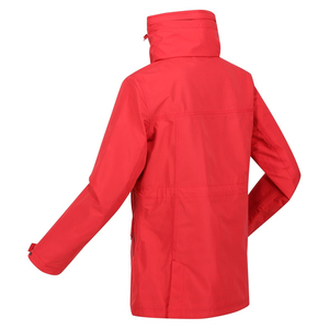 2026 New Custom Wholesale Women <b>Waterproof</b> Windbreaker <b>Jacket</b> Outdoor Hooded Raincoat Windproof Lightweight Hiking Travel <b>Red</b> - Product Image 3