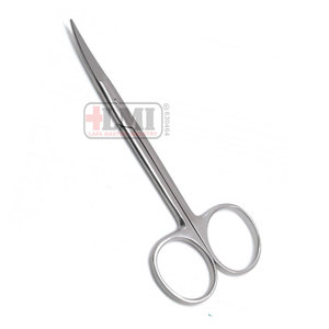 กรรไกรตัดม่านตาแบบมืออาชีพ สแตนเลสคุณภาพสูง ใช้ซ้ำได้ โค้ง 11.5 ซม. - Product Image 5