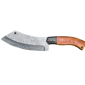 Cuchillos de Cocina Forjados a Mano con Hoja de Acero Afilada, Mango de Madera Resistente y Funda Protectora de Cuero - Product Image 3