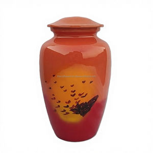 Urna de cremación de aluminio al por mayor para cenizas humanas urna de cremación de metal para adultos para cenizas de humanos y mascotas urnas de cremación grandes - Product Image 1