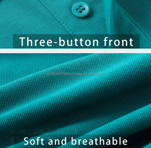 Polo personnalisé pour homme, été, 200g, coton et élasthanne, respirant, uni, uniforme de travail - Product Image 4
