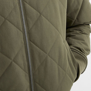 <b>Mens</b> Stand Collar Bomber <b>Jacket</b> Modern <b>Casual</b> Full Zip Coat Breathable <b>Lightweight</b> Fashion Outerwear Daily Street Wear OEM - Product Image 5