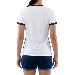 Maillot de football pour femmes, design tendance, col en V, prix de gros, matière légère et respirante en mélange de polyester - Product Image 3