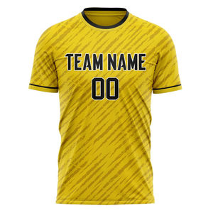 Camiseta de Fútbol Personalizada con Cuello en V, Transpirable, de Secado Rápido, Antibacteriana, Resistente al Agua, de Poliéster y Algodón Estampado, Unisex - Product Image 1