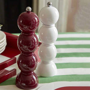 Molinillo de Sal y Pimienta Decorativo Lacado, Hecho a Mano, Accesorios de Comedor Premium, Molinillo de Sal y Pimienta Lacado, Perfecto para Decoración de Mesa - Product Image 4