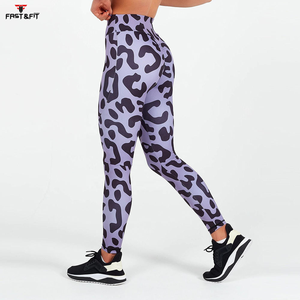 New Design High Waist Workout Leggings for Women Fashion Sportswear with Knitted Fabric High Fashion Style - Product Image 2