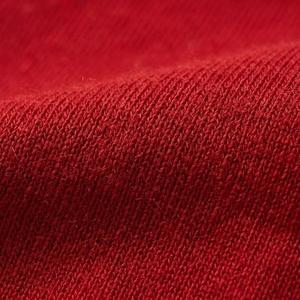 Oversized Cotton Polyester Fleece Pullover <b>Hoodie</b> Solid Color <b>Burgundy</b> Brushed Fleece Lined Raglan Sleeve Kangaroo Pocket - Product Image 6